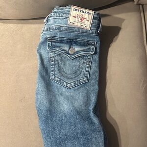 True Religion Women's Light Blue Denim Jeans